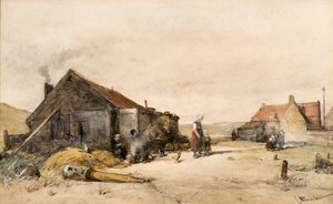 Gamle hus av Johannes Bosboom