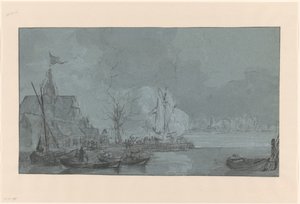 Siste skudd fra Dordrecht til franskmennene i Papendrecht, 1813