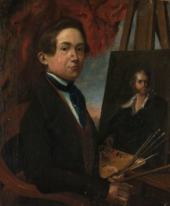 Selvportrett av Johannes Daniël Susan