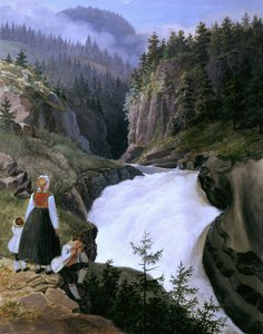 Rukkedals-river Nes in Hallingdal