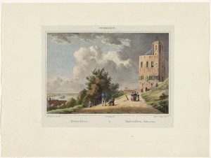 Utsikt over Belvédère i Nijmegen Belvedere lll Belvedere (Belle vue d