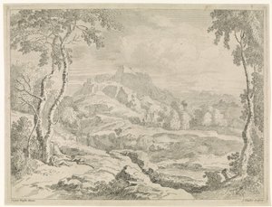 Landskap med Shepherds Landscapes etter Gaspar Poussin (serietittel) av Johannes Glauber