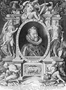 Portrett av Rudolph II (1576-1612) av Johannes Hausser von Ach