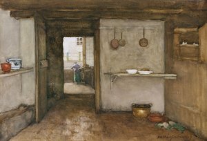Kjøkken Interiør, ca. 1899