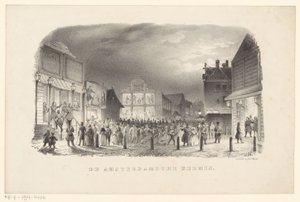 Messe på Botermarkt i Amsterdam Amsterdam-messen (tittel på objekt)