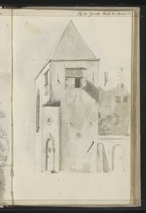 Bybilde ved Grote Kerk i Hoorn av Johannes Huibert Prins