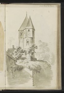 Tårnene i Noorderpoort i Hoorn av Johannes Huibert Prins