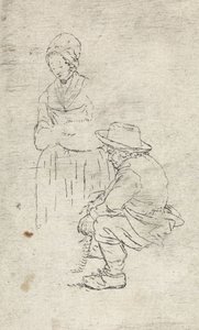 Bonde og bondekone av Johannes Janson (possibly)