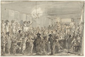 Et revolusjonært møte i Delft i 1795