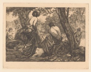 Badende kvinner av Johannes Josephus Aarts