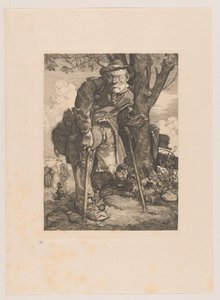 Tigger med krykker av Johannes Josephus Aarts