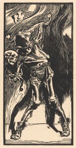 Døden som en harlekin, spiller bilboquet av Johannes Josephus Aarts