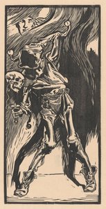 Døden som en harlekin, spiller bilboquet av Johannes Josephus Aarts