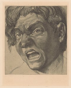 Gapende mann av Johannes Josephus Aarts