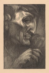 Hodet og hånden til en mann av Johannes Josephus Aarts