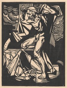 Samson ødelegger templets søyler av Johannes Josephus Aarts