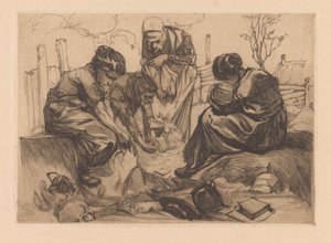 sørgende kvinner av Johannes Josephus Aarts