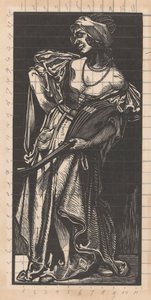 Kvinne med lut av Johannes Josephus Aarts
