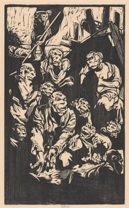 Sittende Fantasy Creatures av Johannes Josephus Aarts