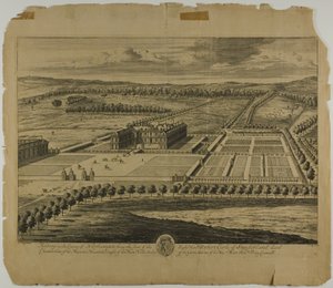 Althrop i fylket Northampton, plate 27 fra Britannia Illustrata