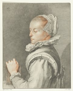 Portrett av en ung kvinne av Johannes Kornlein