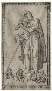 Saturn, 1547. av Johannes Ladenspelder