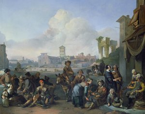 En utsikt i Roma, 1668