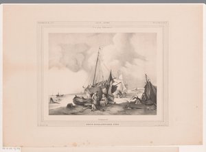 Hollandse kust met boten en mensen Eene Hollandsche kust (title on object)   1374620   no       norwegian Successfully Translated  Original: Phineus verstoort de bruiloft van Perseus en Andromeda Phineus Andromedae in nuptijs pugnam concitat (title on obje av Johannes Lodewijk Riedel