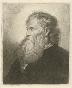 Portrett av en gammel mann med skjegg
