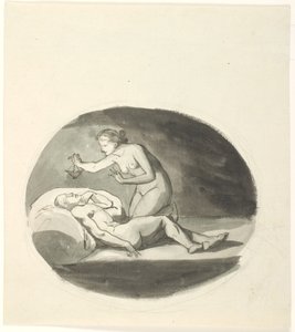 Psyche og den sovende Amor