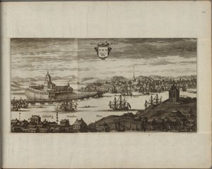 Vue de Vyborg (Russland) - Utsikt over Vyborg, av Aveelen, Johannes van den (1655-1727). Kobberstikk, Mellom 1667 og 1700. Nationalmuseum Stockholm av Johannes Van den Aveele