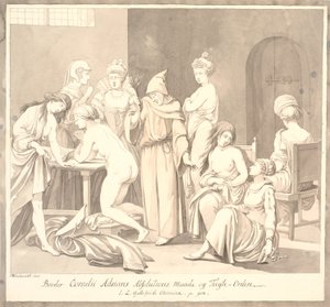 "Broder Cornelius Adrians Absolutions Maade og Tugte=Orden. / J.L. Gottefriidi Chronica. s. 908." av Johannes Wiedewelt