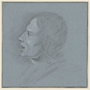Selvportrett av kunstner Johannes Ziesenis av Johannes Ziesenis