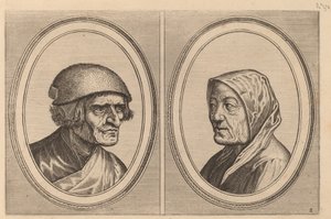 "Polite Goossen" og "Prijne Lecker-tants" av Johannes and Lucas van Doetechum after Pieter Bruegel the Elder