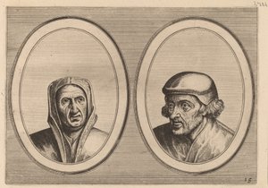"Beveynsde Hil" og "Listighe Jorden" av Johannes and Lucas van Doetechum after Pieter Bruegel the Elder