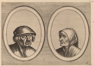 "Dirck Domp" og "Zeedighe Kniertje" av Johannes and Lucas van Doetechum after Pieter Bruegel the Elder