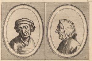 "Goelijeke Floor" og "Kinne Snavels" av Johannes and Lucas van Doetechum after Pieter Bruegel the Elder