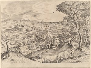 Den belgiske vognen av Johannes and Lucas van Doetechum after Pieter Bruegel the Elder