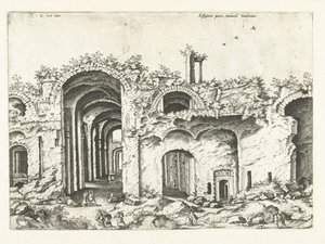 Third View of the Baths of Diocletian Roman Ruins, 1561 (serietittel)