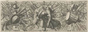 Pommes frites med dobbel trommel Panoplia sev armamentarium... (serietittel)