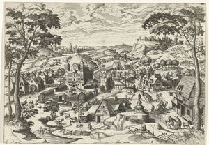 Landskap med Saint Anthony Salve antoni (tittel på objekt) Landskap med kristne historier (serietittel)