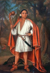 Etow Oh Koam, King of the River Nations, 1710 av Johannes or Jan Verelst