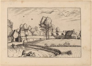 Landhus av Johannes van Doetechum, the Elder and Lucas