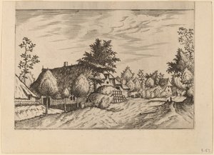 Landsbygate av Johannes van Doetechum, the Elder and Lucas