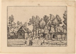 Landsbygate av Johannes van Doetechum, the Elder and Lucas