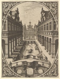 Plate fra Scenographiae..., ca. 1560. av Johannes van Doetecum I