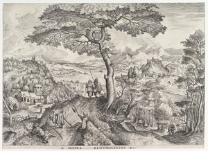 Soldiers at Rest Milites krever fra The Large Landscapes, ca. 1555-56.