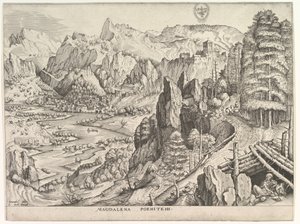Den angrende Magdalene Magdalena Poenitens fra The Large Landscapes, ca. 1555-56.