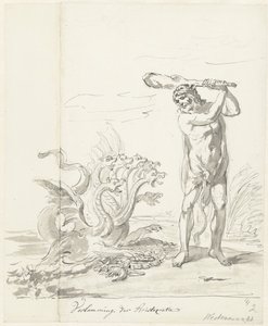 Ødeleggelse av aristokratiet, dekorasjon på Westermarkt, 1795 Lammelse av aristokrati (tittel på objekt) av Johannes van Dregt (rejected attribution)