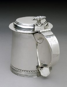 Tankard, ca. 1692-1734 (sølv) av Johannis Nys